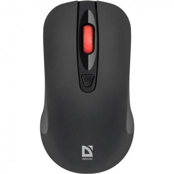 Mouse Inalámbrico Defender Nexus MS-195 RF Silencioso 1600 DPI Negro