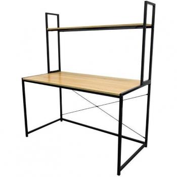 Escritorio Kompu - Mesa de Trabajo en Madera y Negro con Elegante Diseño