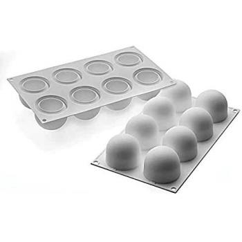 Molde de Silicona para 8 Trufas - Diámetro 6,2 cm