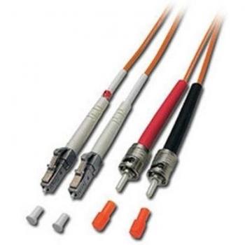 Lindy LWL Duplex LC/ST-II 50/125, 10.0m Cable de Fibra optica 10 m Naranja - Cable de Fibra óptica