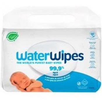 Toallitas para Bebé WaterWipes con 99.9% Agua Orgánica, Paquete de 180 unidades