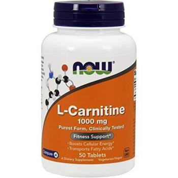 Now Foods L-Carnitine 1000mg - 50 Tablets