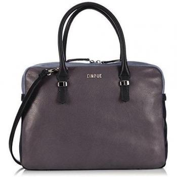 Cinque Fabiola Handtasche Mit Reißverschluss - Bolso de hombro, color Dunkelblau 2822, talla 34x25x6 cm