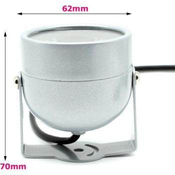 Carcasa de Metal para Cámara CCTV Domo Resistente a la Intemperie con Soporte para Cámara de Seguridad