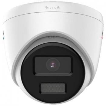 Cámara Turret IP Hikvision 2MP con Luz Blanca, Audio y Detección de Movimiento, Alcance de 30m, Lente de 2.8mm, IP67 ColorVu