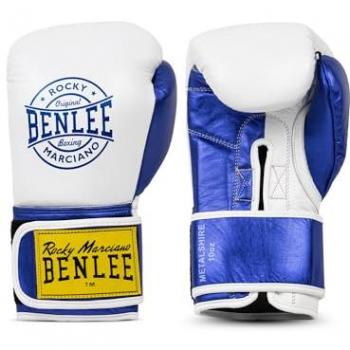 Kids' Leather Boxing Training Gloves - Benlee Metalshire