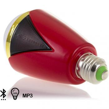 Altavoz Bluetooth con bombilla LED E27 y diseño de casquillo integrado