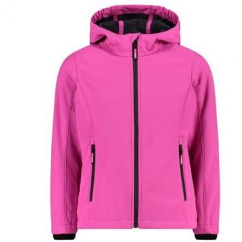 Cmp Kids Softshell Jacket with Fixed Hood - Pink (176)
