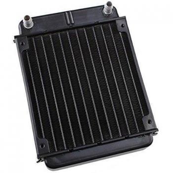 Radiador - TOOGOO(R) Negro Intercambiador de calor de aluminio Radiador para Computadora de sistema de refrigeracion de agua laser PC CPU CO2