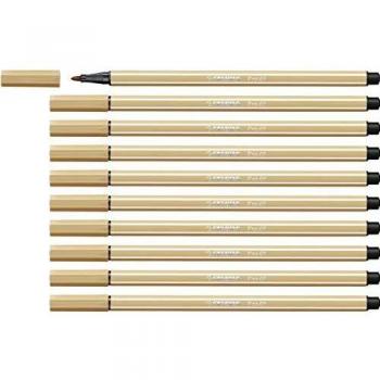 Rotulador Stabilo Acuarelable Pen 68 Ocre 1 Mm 10 Unidades