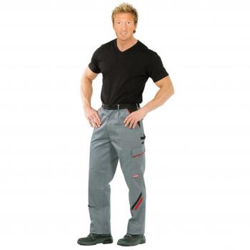 Planam Highline - Pantalón de uniforme de trabajo, schiefer/schwarz, 57