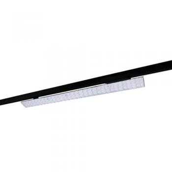 Proyector LED Lineal Orientable para Carril Trifásico 40W - CCT - CRI90 - Negro