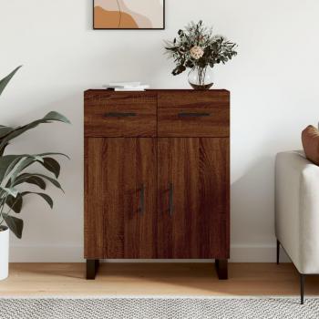Aparador de madera de ingeniería 69,5x34x90 cm - Mueble de Almacenaje de Salón con Armarios con Puertas, Cajón de Madera, Buffet para salón Moderno, Armario Auxiliar y