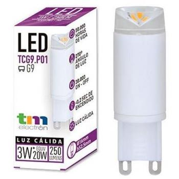 Lámpara LED de 3W con tono de luz cálida de 3000 K