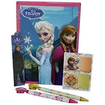 Disney Frozen - Glitter, Agenda con Accesorios, Color Rosa, Verde y Morado