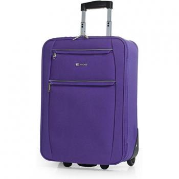 Itaca Cassley Maleta de Cabina EVA 55x40x20cm 2 Ruedas Color Morado T71950