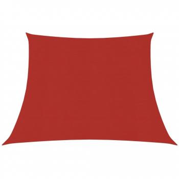 Parasol Vela HDPE Rojo 160 g/m² 3/4x2 m