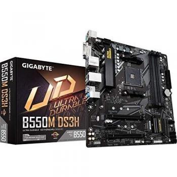Placa Base Gigabyte Technology B550M DS3H Sockel AM4, Color Black