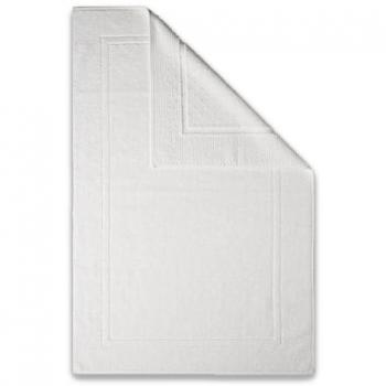 Alfombra de Baño Antideslizante de Algodón Blanco Teddy