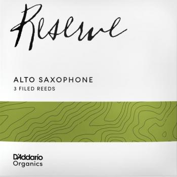 D'Addario Organic Reserve Alto Saxophone Reeds - Strength 3.0 (Pack of 3)