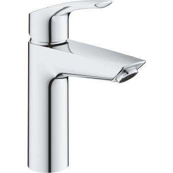 Monocomando de lavabo Eurosmart 1/2 Tamaño M con desagüe push-open, cromo