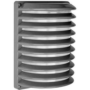Aplique exterior aluminio Achernar 1xE27 gris