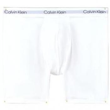Pack de 3 bóxer largos Calvin Klein Modern Cotton - Color Blanco - Talla XL
