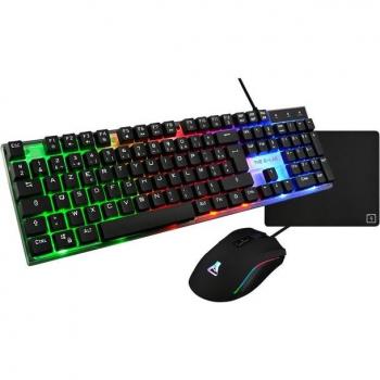 Combo Gaming The G-Lab Yttrium (3 en 1) - Teclado y Ratón Retroiluminados - 2600 DPI