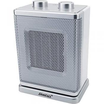 Steba KH 4 Calefactor Ventilador Eléctrico Interior Plata, Blanco 1800 W
