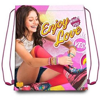 Kids Soy Luna Saco Mochila, Color Rosa
