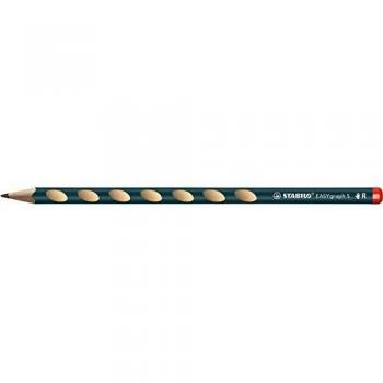 Stabilo EASYgraph S - Juego de 2 lápices de grafito para diestro HB