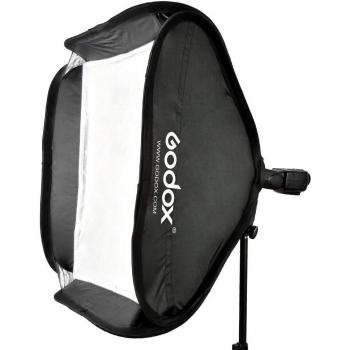 GODOX 60x60 Plegable Universal Caja Suave Con SEGUNDOS Estilo Speedlite Soporte Para Flash Bowens Soporte Accesorios Direction Ajustable Con Tarion Flash Difusor