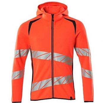Sudadera con Cremallera Hi-Vis Roja/Navy Acelera Segura (M)