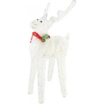 Reno luminoso navideño 70cm Luz LED con pilas Decoración de navidad