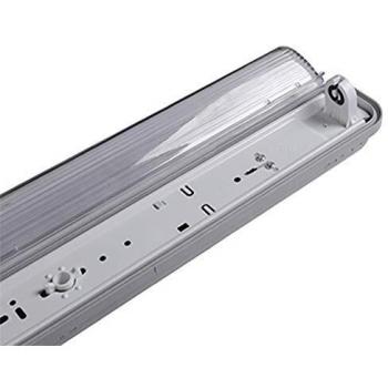 Plafón Estanco para Tubo T8 IP65: 1 Tubo de 120cm