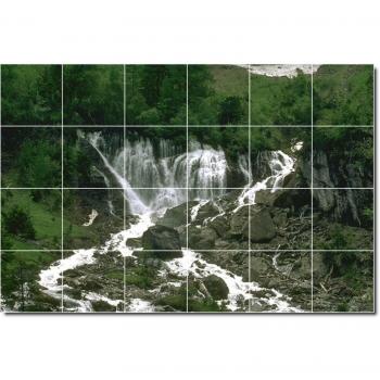 Cascadas Panodia baldosas Mural 17 x 64,77 cm 5.con
