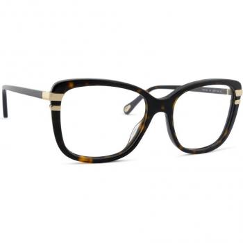 Chloé Stylish Eyeglass Frames for Women, Brown, Size: 54 MM