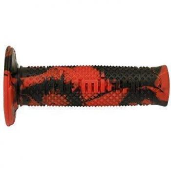 Manoplas Domino A260 Snake Off-Road 120mm Rojo/Negro Dual Compound Full Grip