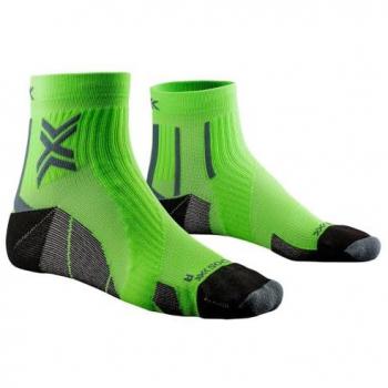 Calcetines X-Socks Run Perform Ankle Verde 42-44 Unisex adulto Fluo Green/Opal Black