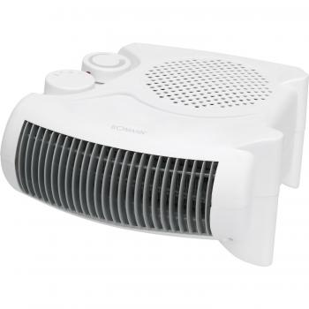 Bomann HL 1095 CB - Calefactor Eléctrico de Aire Caliente con Función Ventilador y Dos Niveles de Temperatura, 2000W, Color Blanco