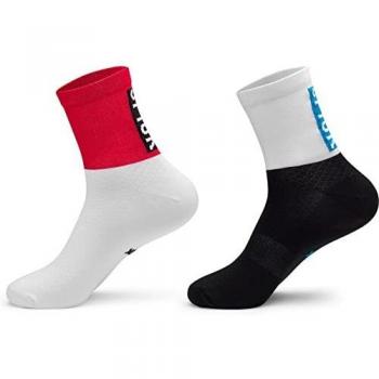Spiuk Sportline Calcetin Pack 2 Uds. Xp Medio Unisex Negro - Blanco