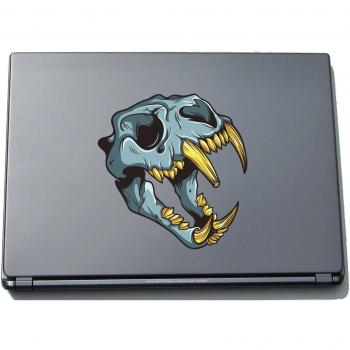 pinkelephant Indigos UG Skull047-150 - Pegatina para Ordenador portátil, diseño cráneo desagradable, 150 x 144 mm
