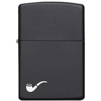 ZIPPO 218PL Windproof Lighter Pipe Black Matte
