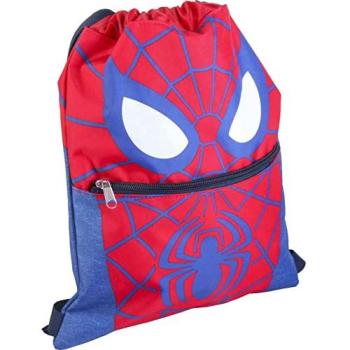 Mochila Saco Infantil Spiderman Rojo (27 x 33 x 1 cm)
