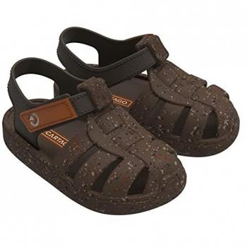 Chanclas Cartago Sandalias Oslo Marrón para niños, unisex, diseño cómodo y ligero, ideal para uso en verano