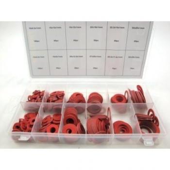Surtido de 600 Arandelas de Fibra Ø10 - Ø32 mm Toolzone