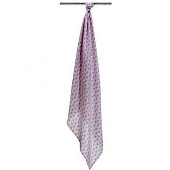 Muselina Star Blanco Rosa