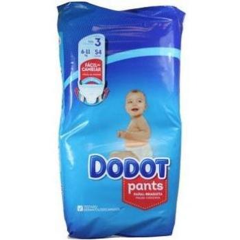 Pañales Dodot Etapas 3 Talla 3 para Bebés de 6 a 11 Kilogramos - Pack de 54 Unidades