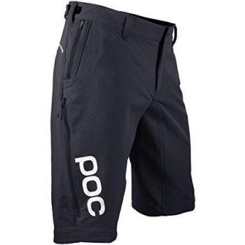 POC Trail Vent Shorts - Pantalones MTB para hombre, color negro, talla M