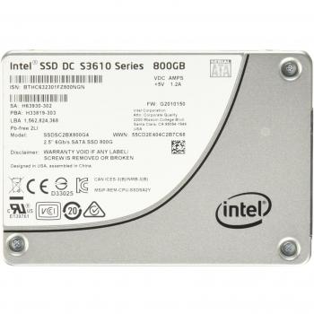 Intel ssdsc2bx800g401 Interna Solid State Drive 800 GB Negro